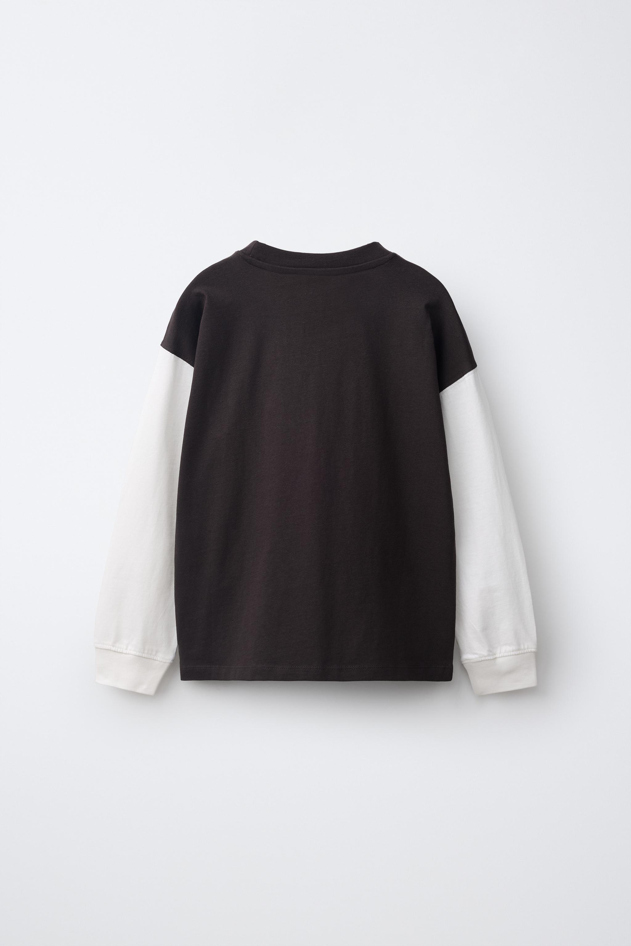 T-SHIRT COLOR BLOCK À IMPRIMÉ